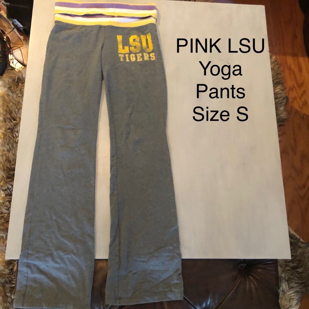 PINK LSU Yoga Pants!